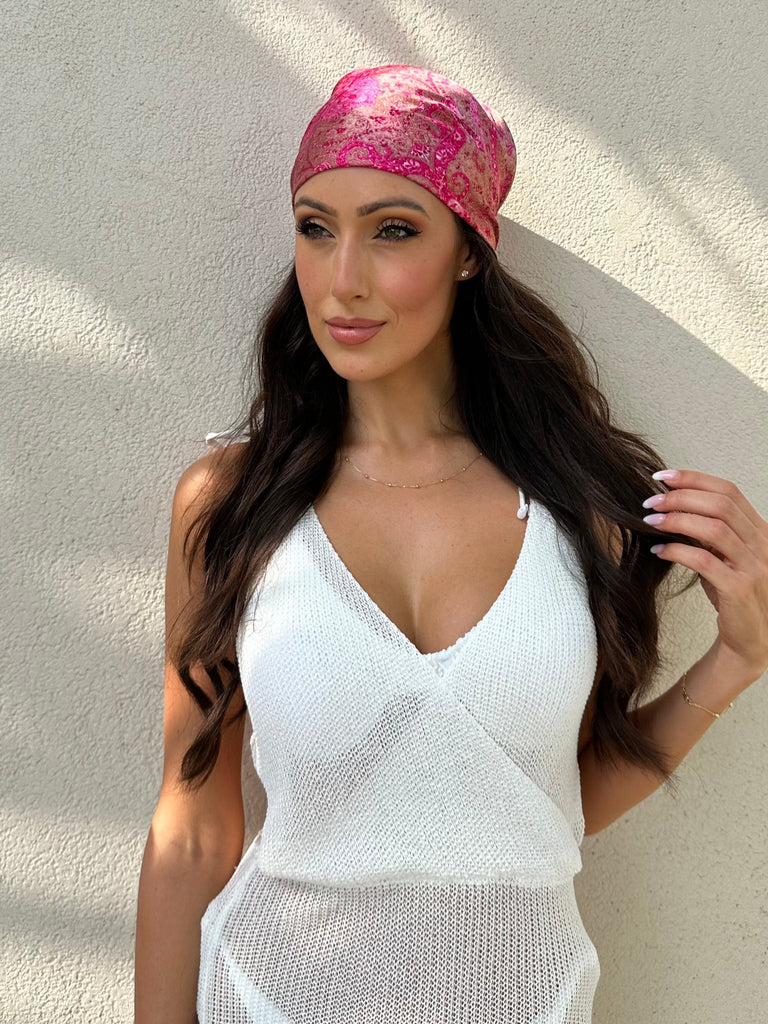 Gypsy Pink Headscarf - Limited Edition Headscarf