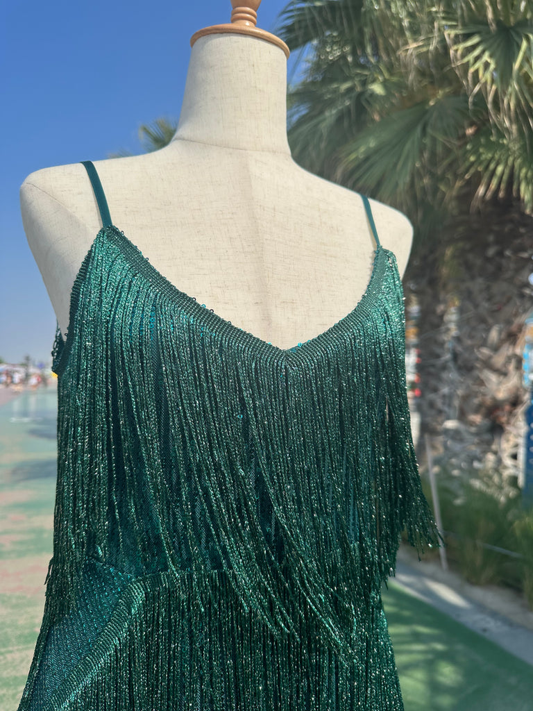 FEATHER - Party Dress (Green)