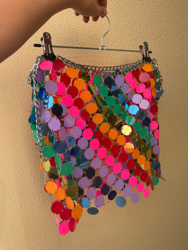 ‘EIVISSA' - Rainbow Disc Skirt