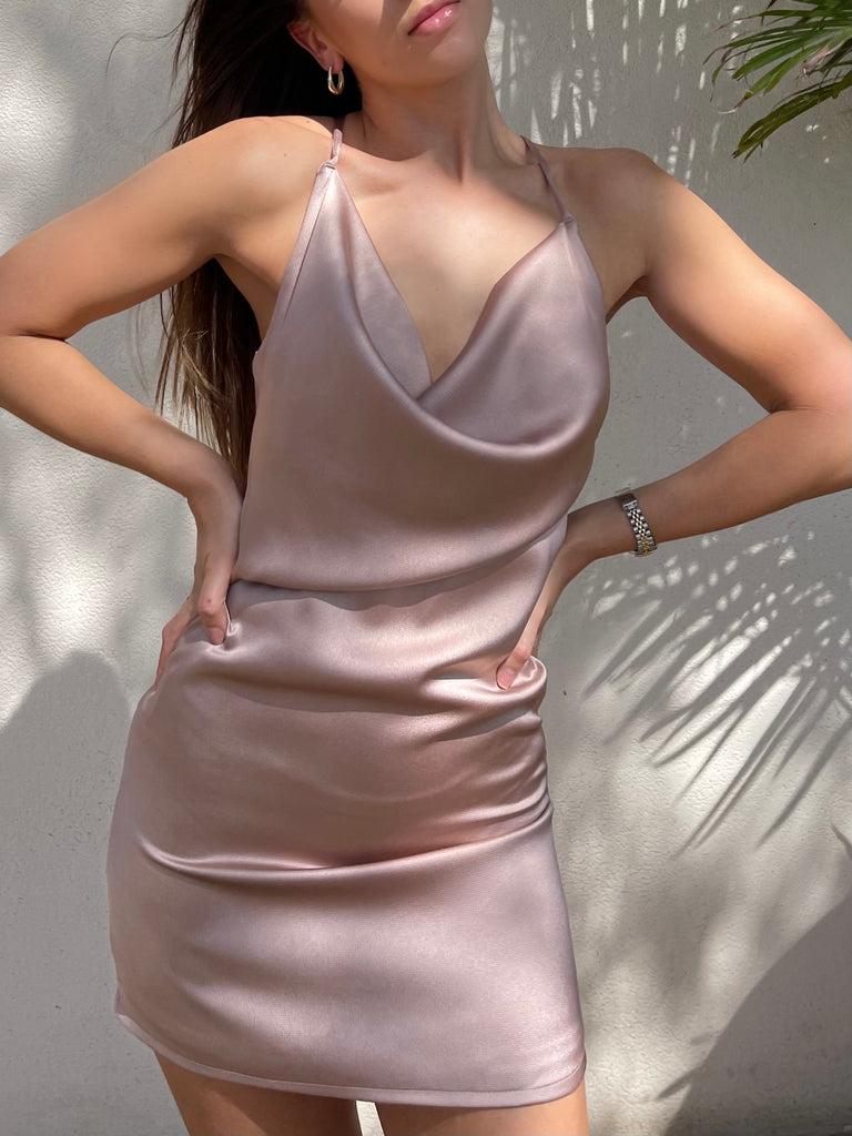 ELIZA - Drape Mini Dress